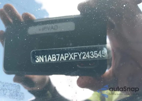 2015 Nissan Sentra S из США, поврежденный, VIN 3N1AB7APXFY243545